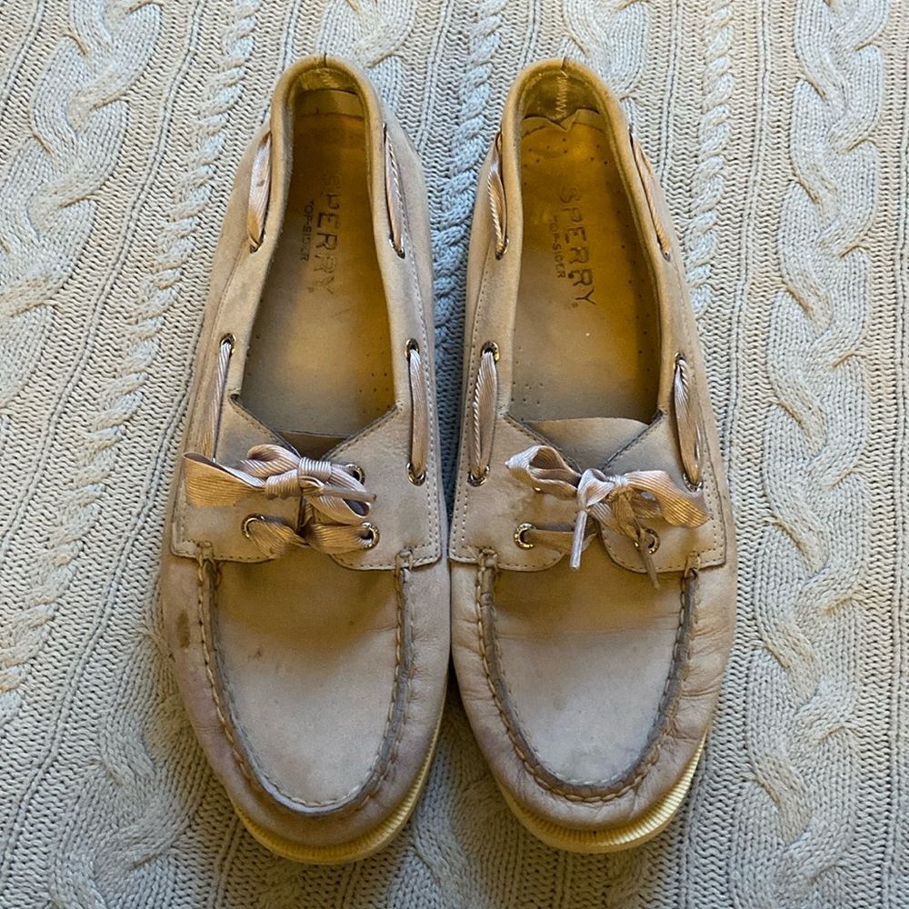 Sperry Top-Sider Lilac Genuine Leather Boat Shoes
